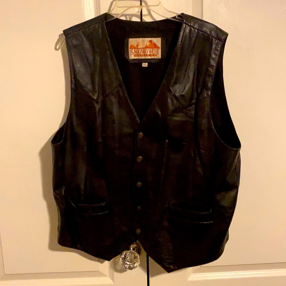 Saguaro West Leather Vest